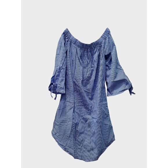 Dresses & Skirts - Dizzire Blue and White Dress